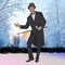 Black Tailcoat Costume Adult Long Jacket Formal Halloween Wear